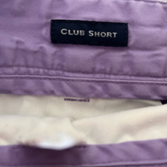 Vineyard Vines Men's Club Shorts Size 32 Purple 100% Cotton  Twill  9" inseam - Picture 3 of 5